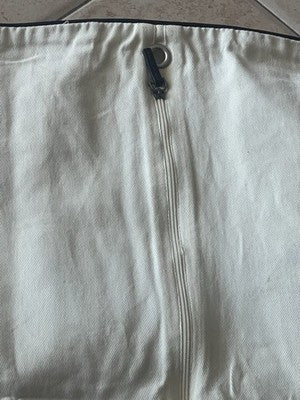 🔴 FENDI cream white dress cover with black printed logo, unisex vintage 