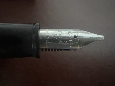 Sheaffer Stift Füllfederhalter Orange Feder Italic M No Quatsch Vintage 