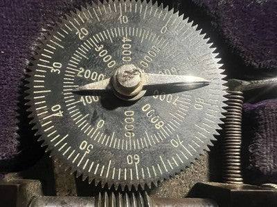 🔴 FILOTECNICA SALMOIRAGHI Tachimetro meccanico portatile x officina antico 1880