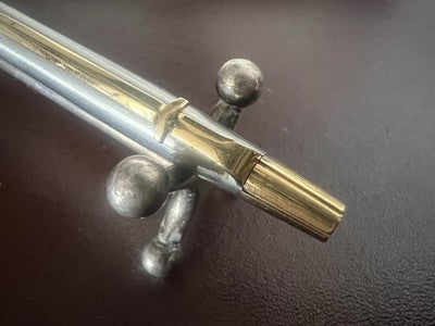 Caran D’ Ache Stift Kugel Madison Chrom Gold Clip Knotenkäse Schreibt Vintage