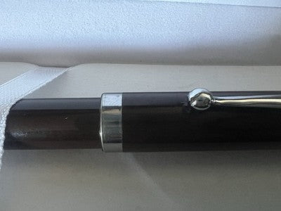 Sheaffer Füllfederhalter, braun, F-Fein, schlicht und elegant, Vintage 