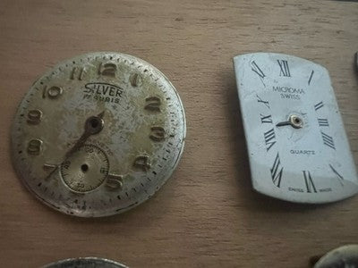 Schweizer Bulova Licin Sabrix Microma Silver Orenz Vic La Forêt Zifferblätter 