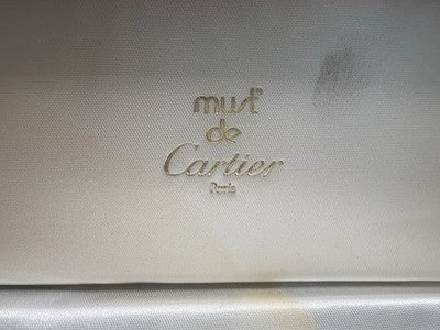 🔴 CARTIER fodero occhiali SANTOS 701 astuccio custodia numero seriale ORIGINALE