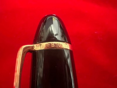 🔴 MONTBLANC Meisterstuck 146 fountain pen GOLD nib M instructions box