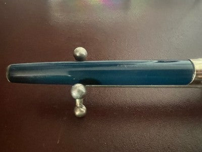 LUS Pluma Estilográfica De Acero Inoxidable Con Plumín De Iridio M Vintage