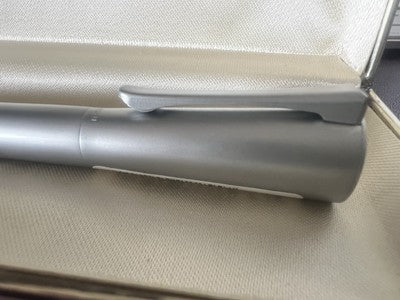 Pelikan Füllfederhalter P72, Metall, Chrom, Satin, Vintage 