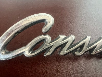 🔴 FORD Consul stemma auto posteriore emblema fregio targhetta RARA ORIGINALE