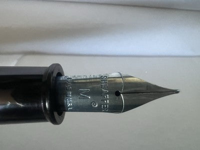 🔴 SHEAFFER penna stilografica grigia a cartuccia pennino F No Nonsense vintage