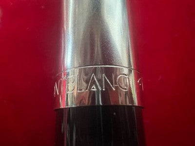 🔴 MONTBLANC stilografica Monterosa Silvexa pennino oro 14 kt vintage 1950