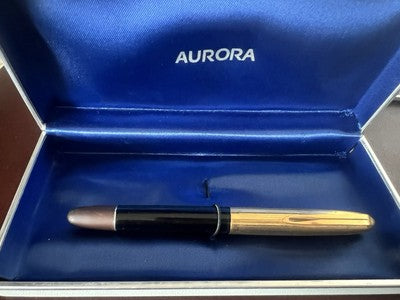 🔴 AURORA penna stilografica 88K Aquila pennino ORO misura F vintage N 1830185