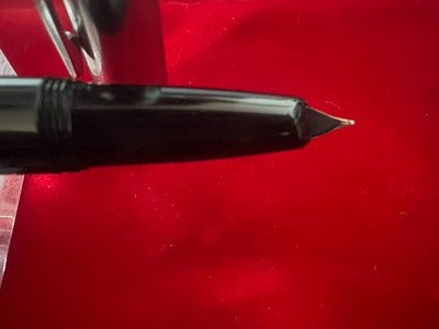 Montblanc Füllfederhalter Monterosa Silvexa Feder Gold 14 KT Vintage 1950