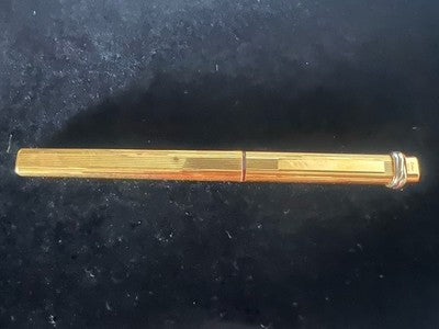 CARTIER Stylo À Plume Vendôme Trinity Nib F Plaqué Or A