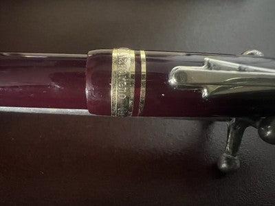 of Nazareth Gabrielli Pen Fountain Pen Bordeaux A Piston Pen F Pencil Case