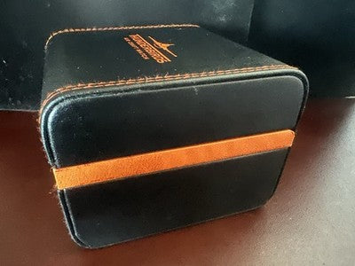 🔴 THUNDERBIRDS box scatola orologio rigida design aeronautico Air Craft Watch