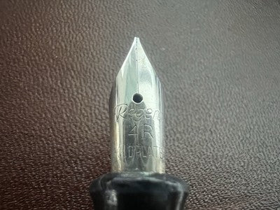 🔴 STYLE Regent M nib piston fountain pen in burgundy writes vintage 