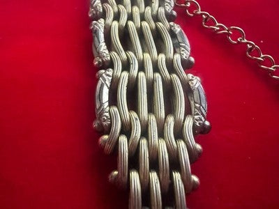 🔴 CATENA orologio tasca vittoriana con sigillo HARRY pinchbeck antica '800