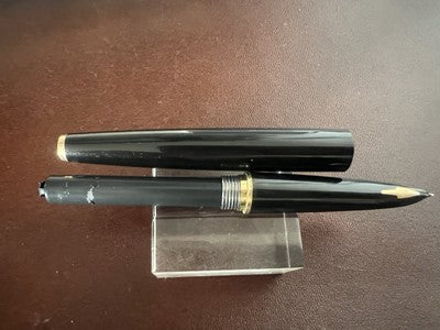 Parker Stylo-Plume Stylo à Plume 61 Flèche Doré Gravé Et Crayon Mécanique Cru 