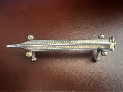 🔴 SARASTRO matita meccanica Unitas guilloché triangolo rilievo mine vintage