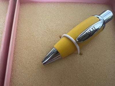 Niji Penne Sphère Compact Saumon Jaune Rose Mini Avec Trousse NOS