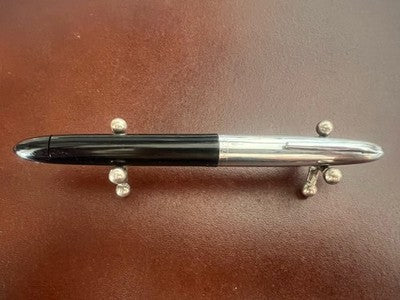 🔴 LINCOLN penna stilografica pistone pennino ORO 14k M scrive vintage 1960