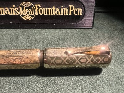 🔴 WATERMAN'S penna stilografica retrattile pennino ORO 14 k funziona vintage C