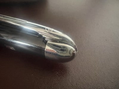 🔴 WATERMAN penna stilografica HARLEY DAVIDSON moto pennino F con astuccio latta