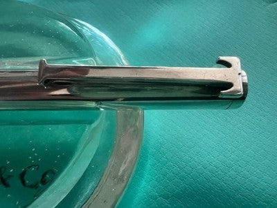 🔴 TIFFANY & Co penna sfera ARGENTO MASSICCIO 925 Sterling forte peso scrive