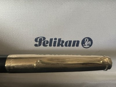 Pelikan P1 Stylo-Plume Stylo à Plume Noire À Piston Stylo Plume F Vintage 1959 