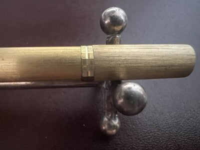 Columbus Stylo-Plume Sphère Mini Corps Doré Automatique Écrit Vintage
