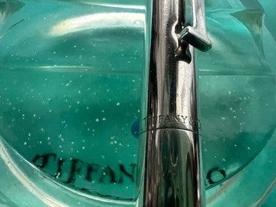 Tiffany &amp; Co Stylo-Plume Sphère Argent Massif 925 Sterling Forte Poids Écrit 