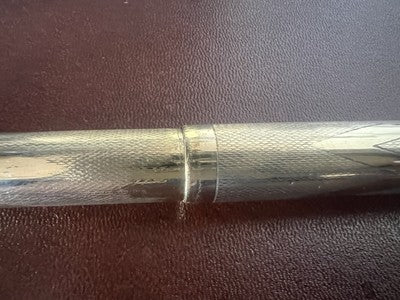 🔴 WATERMAN'S penna stilografica 52 placcata pennino ORO a leva scrive vintage