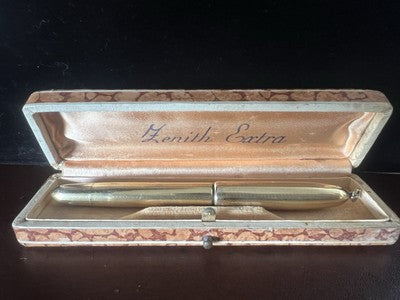 🔴 ZENITH fountain pen Extra GOLD nib writes jewel vintage 1930 C