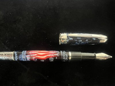 🔴 WATERMAN penna stilografica HARLEY DAVIDSON M bandiera americana moto