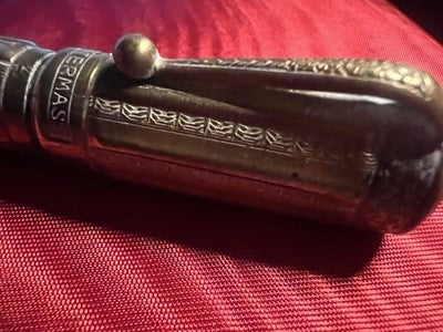 🔴 VAITERMASS penna stilografica retrattile pennino ORO 14KT vintage