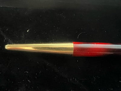 🔴 PELIKAN penna sfera Stratos lacca marmorizzata a scatto scrive vintage