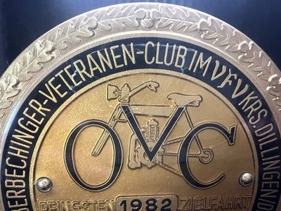 Trophée Ovc Veteranen Club Oberbechinge la Pentecôte Zielfahrt Rallye 1982 