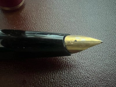 Montegrappa Pen Fountain Pen Bordeaux A Piston Marking Vintage 