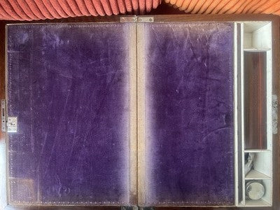 Escritura Viaggio Georgiano Nuez Sólido Reino Unido Original Principios '800