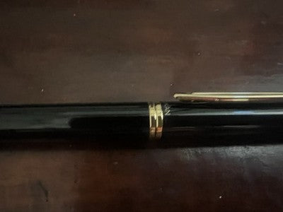 PELIKAN Füllfederhalter P381 Schwarz 14 Karat Goldfeder Vintage NOS 