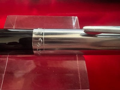 🔴 MONTBLANC stilografica Monterosa Silvexa pennino oro 14 kt vintage 1950