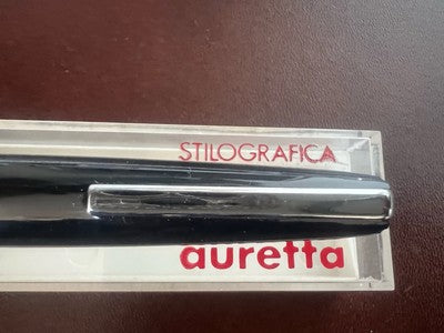 Auretta Stylo-Plume Stylo à Plume par Aurora Noire Et Cartouches Vintage 1970