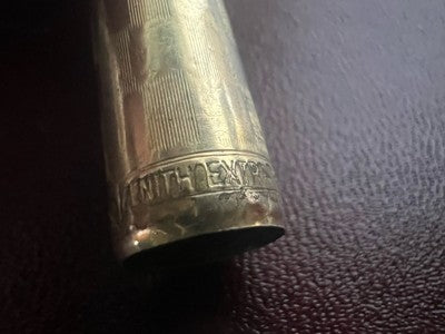 🔴 ZENITH penna stilografica CAPPUCCIO A SCATTO placcato oro vintage B