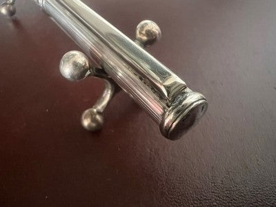 🔴 RAFAEL D'ANDRE penna sfera ARGENTO 925 MASSICCIO scrive con astuccio