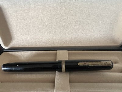 🔴 TROPEN GOLD penna sfera 225 carica inchiostro a pistone scrive vintage 1950