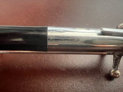 🔴 LINCOLN penna stilografica pistone pennino ORO 14k M scrive vintage 1960