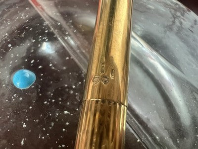 🔴 DUPONT penna sfera ARGENTO MASSICCIO 925 scrive con garanzia astuccio