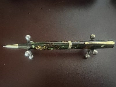 DE WATERMAN Crayon Mécanique Celluloid Marbre Art Déco Vintage Années '30 