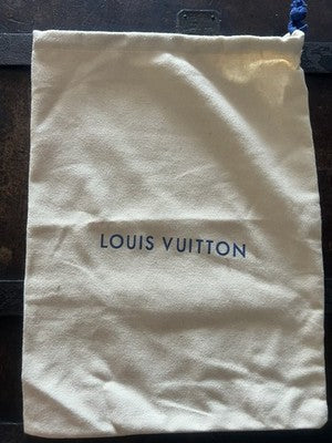 🔴 LOUIS VUITTON sacca borsa accessori anti polvere o viaggio L 24 h 33 cm