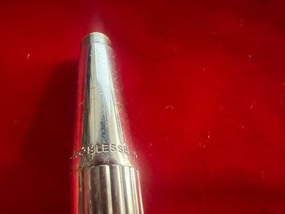 🔴 MONTBLANC penna sfera Noblesse in metallo cromato lucido scrive vintage