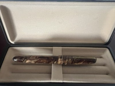 🔴 Penna stilografica celluloide pennino aereodinamico scrive vintage '50